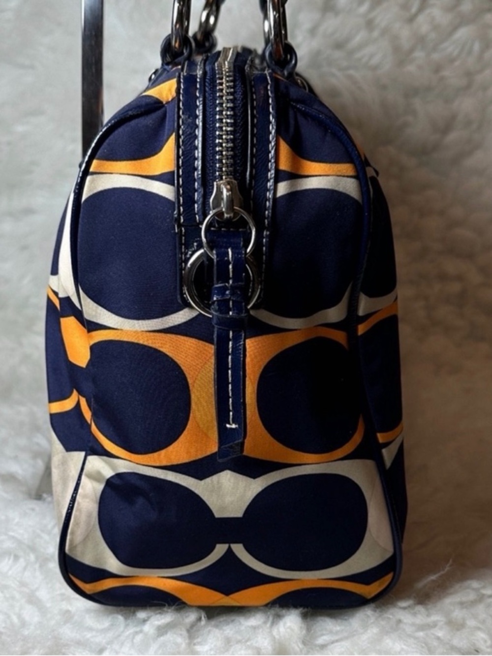 Coach 2013 Linear Satchel - Picture 5 of 12